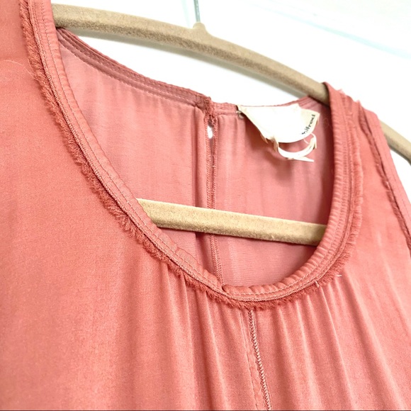 Wilfred Aritzia Dusty Mauve Flowy Maxi Dress - Picture 3 of 11